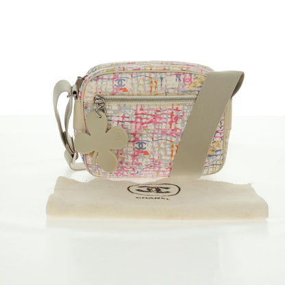 Chanel Vintage Clover Camera Printed Canvas, Multicolour, Canvas, Shoulder Bag