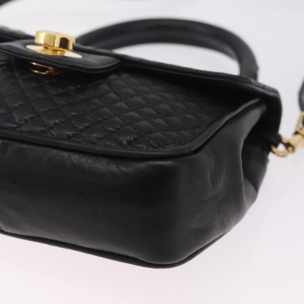 Bally Handbag Leather, Black, Leather, Handbag
