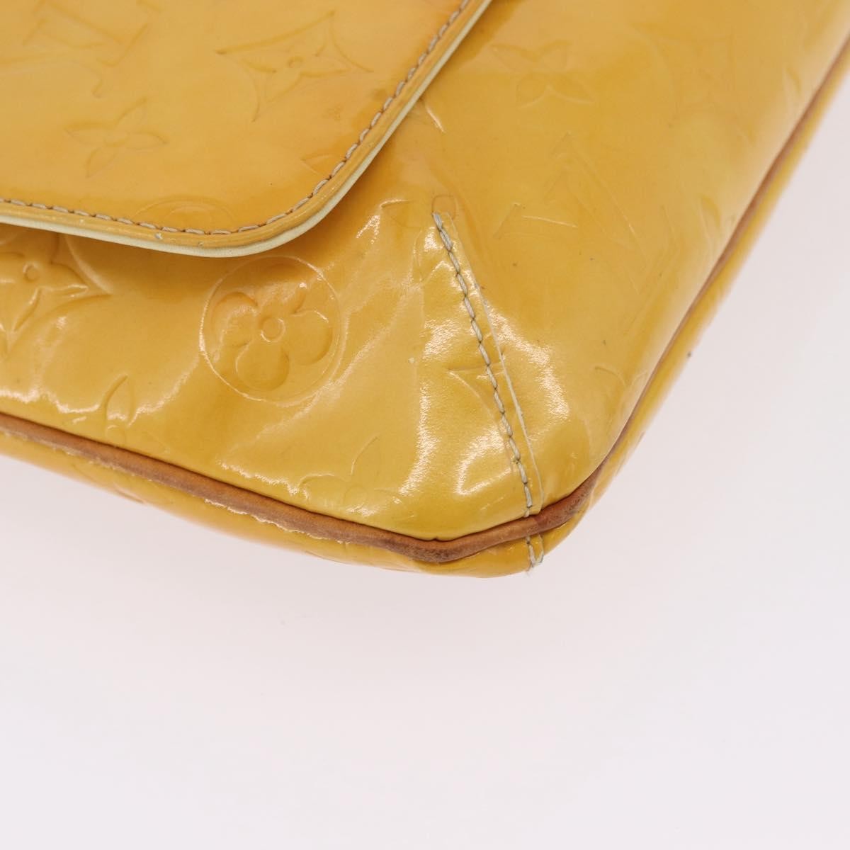 Louis Vuitton Thompson Street Monogram Vernis, Yellow, Patent Leather, Shoulder Bag