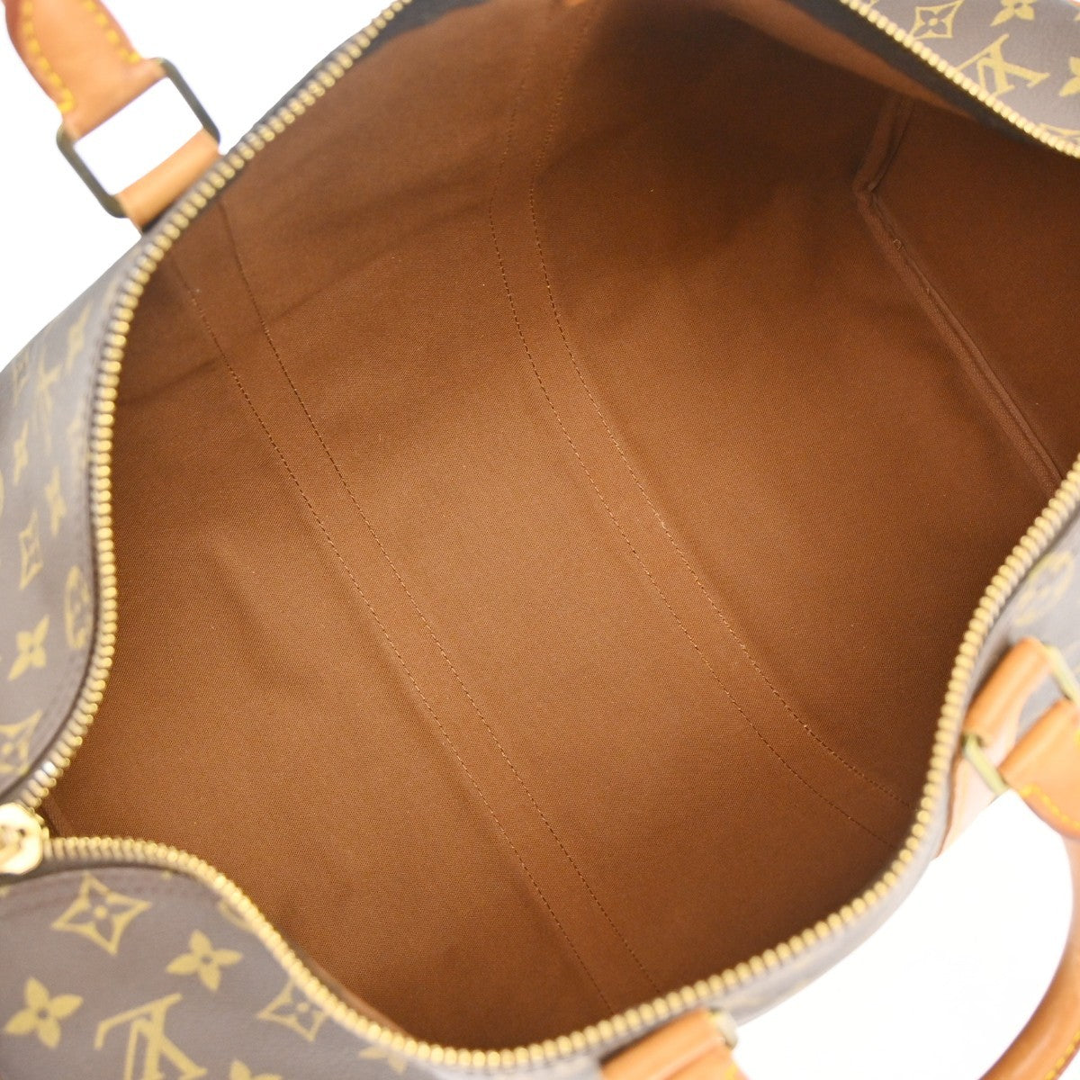 Louis Vuitton Keepall Monogram Canvas, Brown, Canvas, Travel Bag