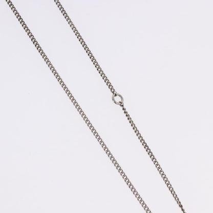Chanel CC Pearl Drop Pendant Metal with Faux Pearl, Silver, Metal, Necklace