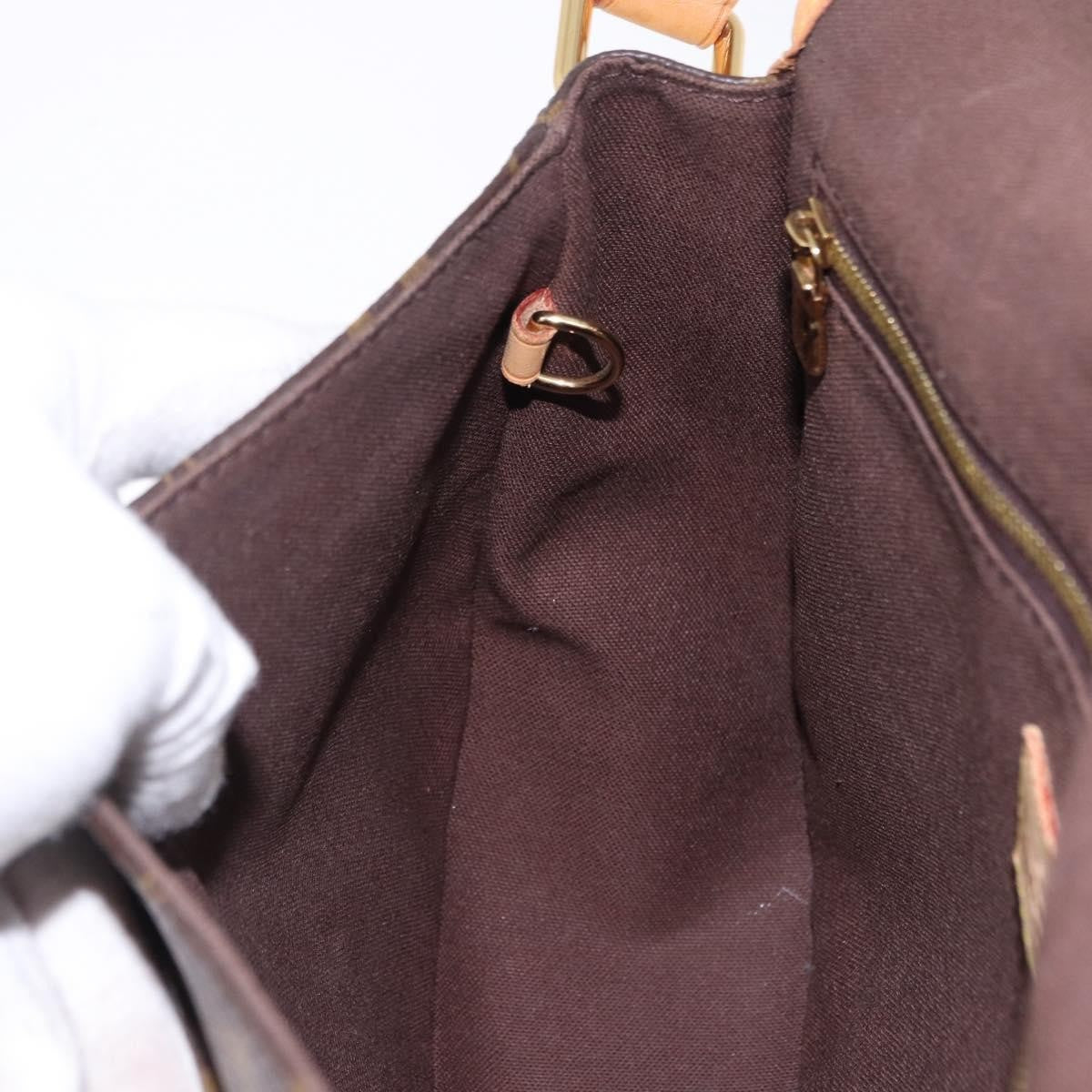 Louis Vuitton Menilmontant Monogram Canvas, Brown, Canvas, Handbag