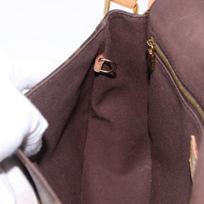 Louis Vuitton Menilmontant Monogram Canvas, Brown, Canvas, Handbag