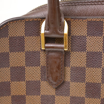 Louis Vuitton Triana Damier, Brown, Canvas, Handbag