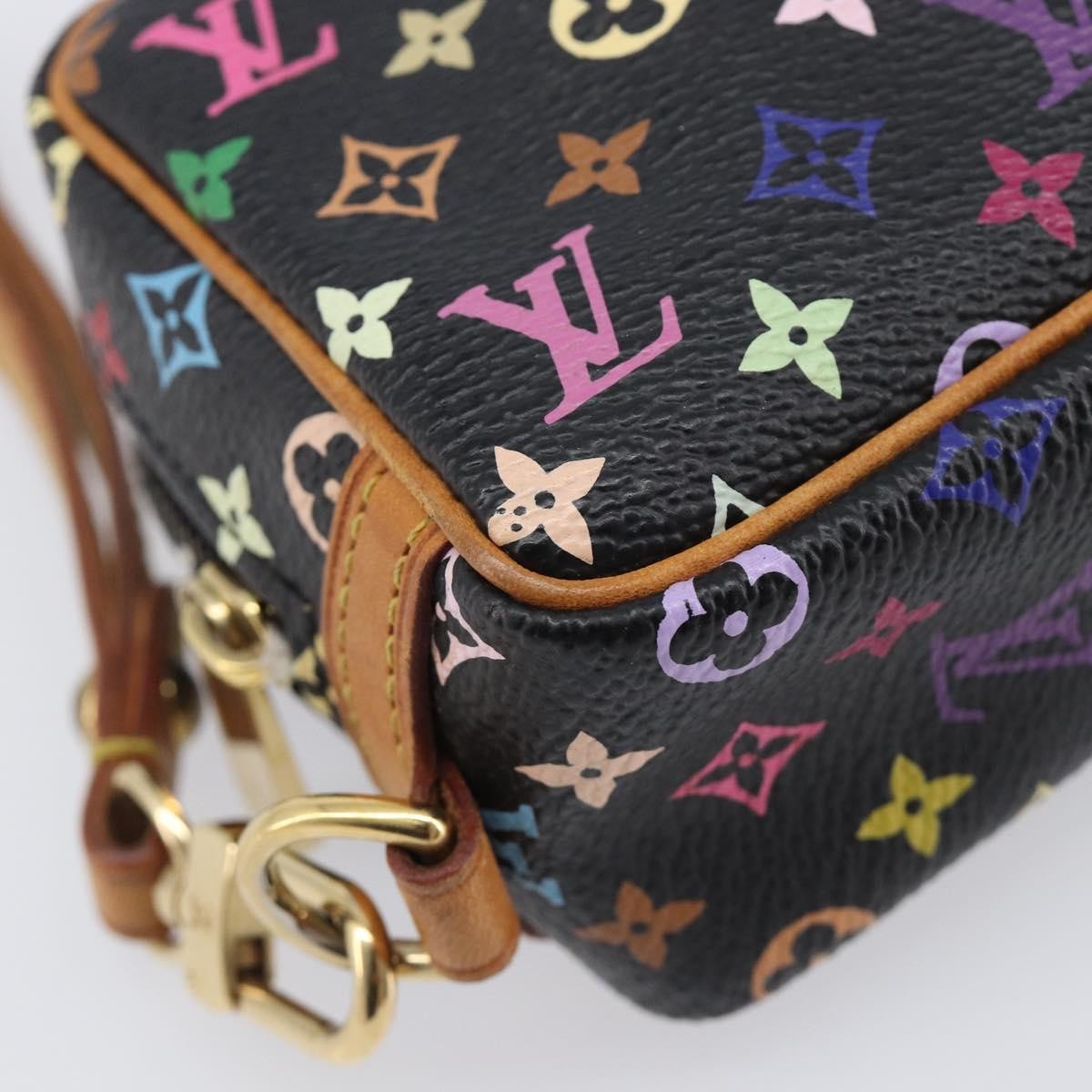 Louis Vuitton Wapity Trousse Monogram Multicolor, Black, Canvas, Clutch