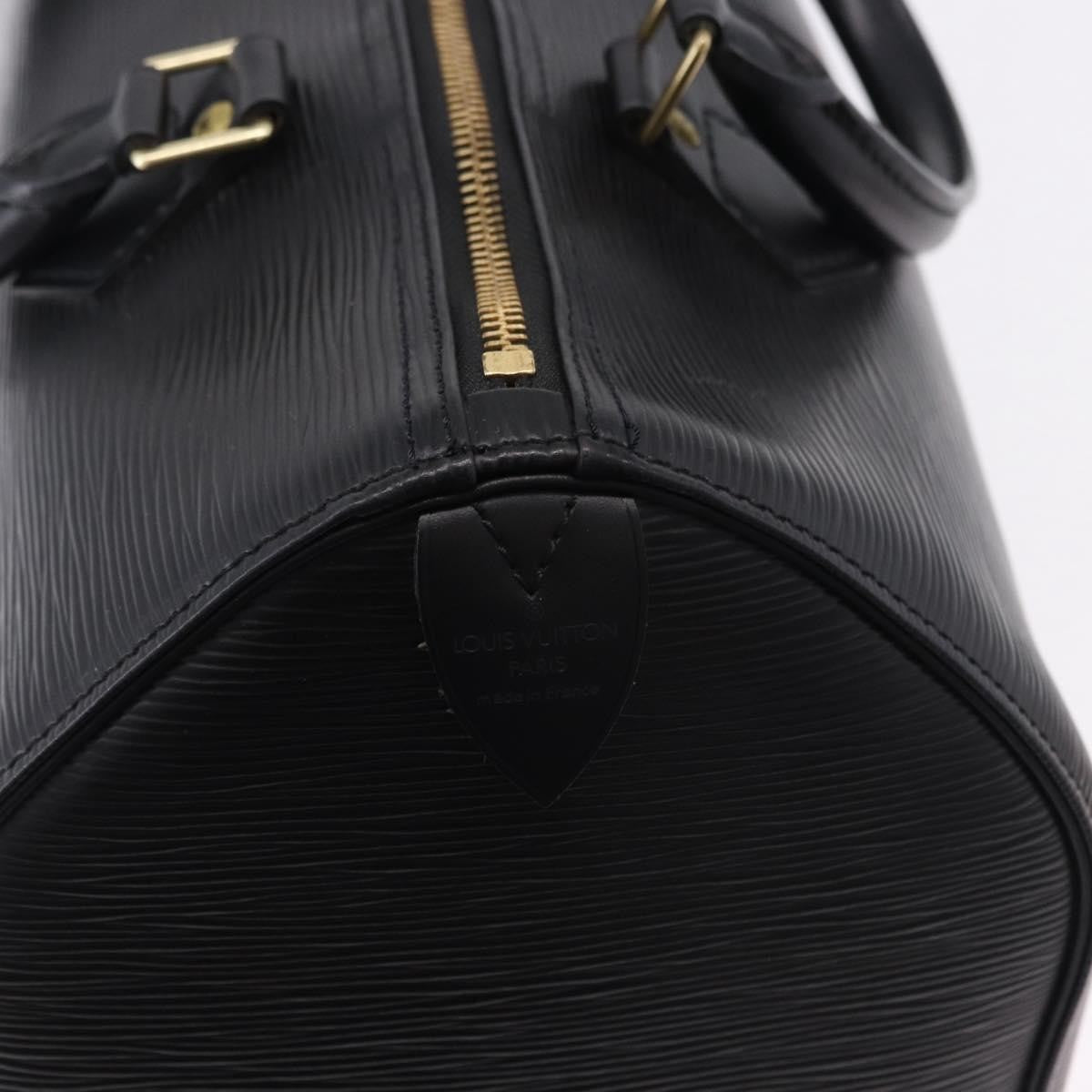 Louis Vuitton Speedy Epi Leather, Black, Leather, Handbag