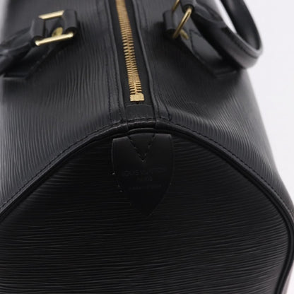Louis Vuitton Speedy Epi Leather, Black, Leather, Handbag