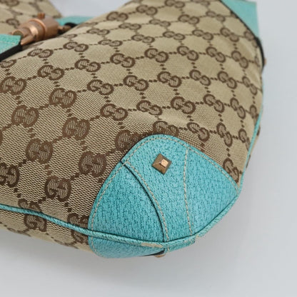 Gucci Jackie Canvas, Brown, Canvas, Handbag