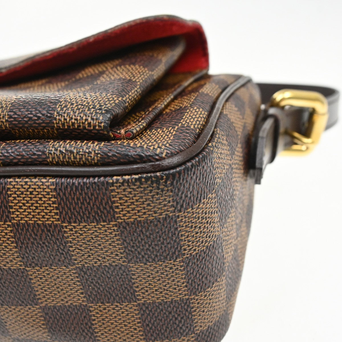 Louis Vuitton Ravello Damier Ebene, Brown, Canvas, Shoulder Bag