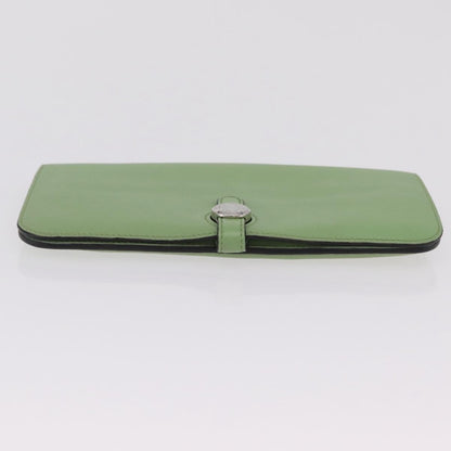 Hermes Dogon Recto Verso Leather, Green, Leather, Wallet