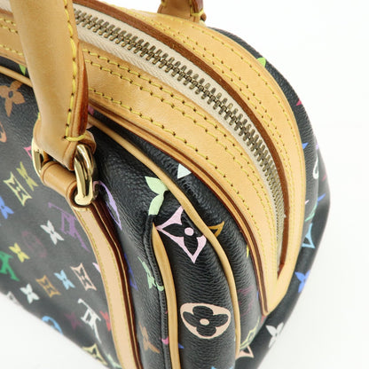 Louis Vuitton Priscilla Monogram Multicolor, Black, Canvas, Handbag