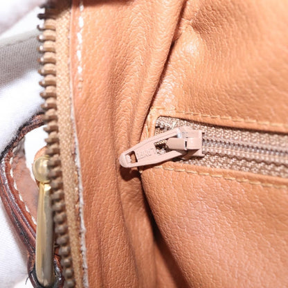 Celine Macadam Shoulder Leather, Brown, Canvas, Crossbody Bag
