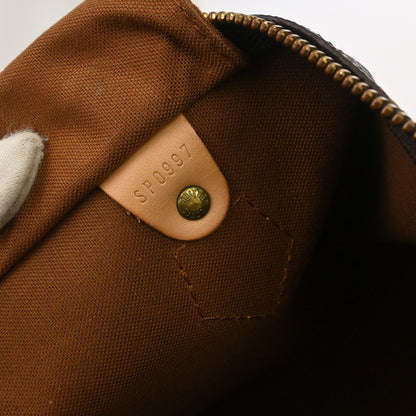 Louis Vuitton Speedy Monogram, Brown, Canvas, Handbag