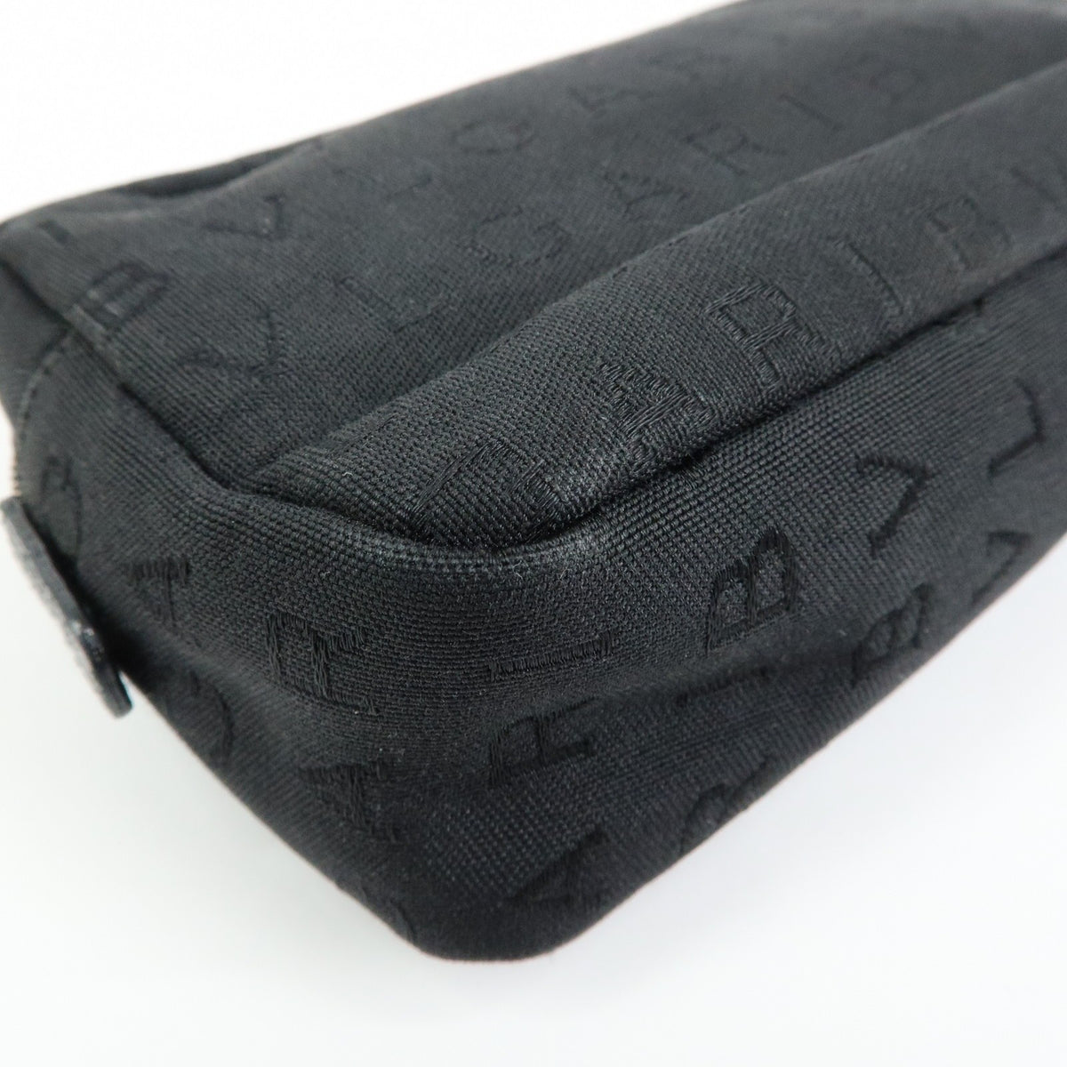 Bvlgari Pouch Canvas, Black, Canvas, Clutch