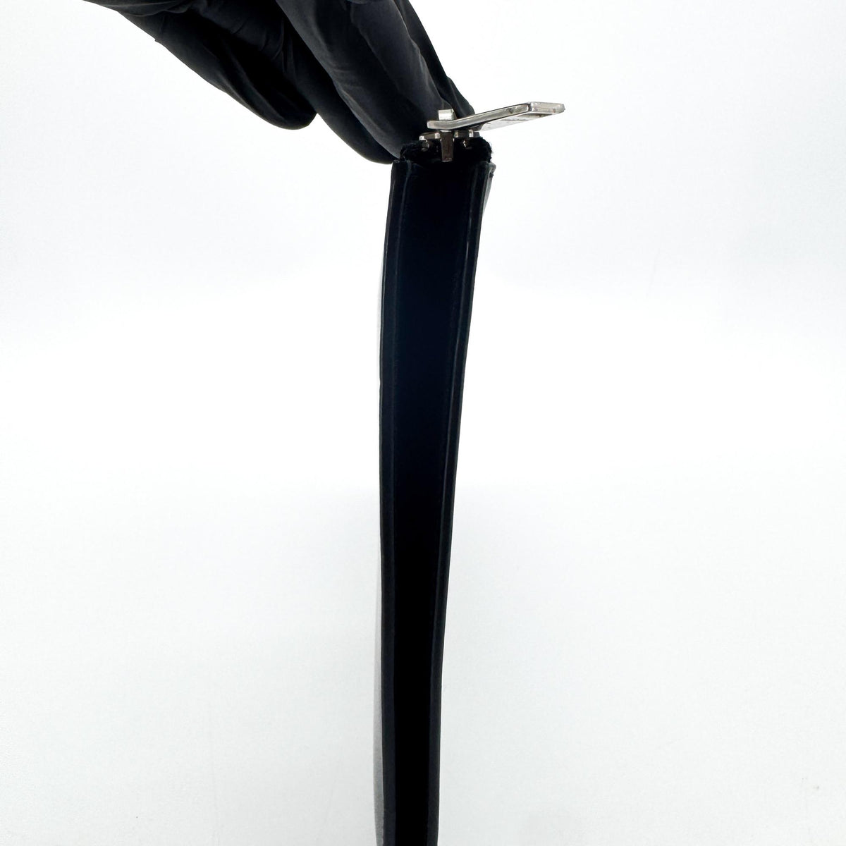 Saint Laurent Tablet holder Patent leather, Black, Calfskin, Clutch