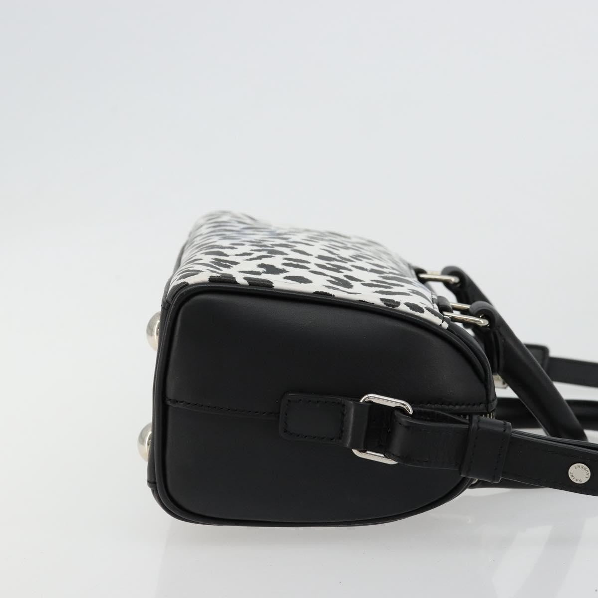 Saint Laurent Classic Baby Duffle Printed Leather, Black, Leather, Handbag
