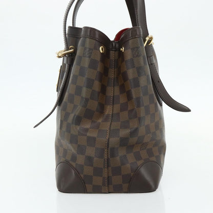 Louis Vuitton Hampstead Damier, Brown, Canvas, Tote Bag