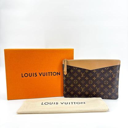 Louis Vuitton Daily Pouch Monogram Canvas, Brown, Canvas, Clutch