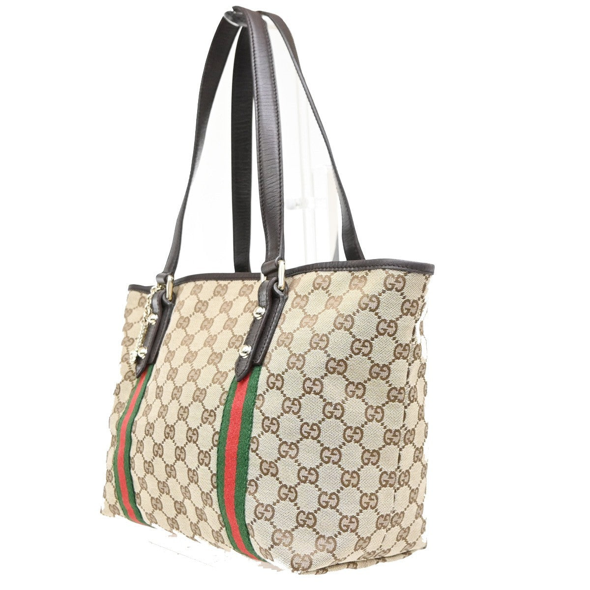 Gucci Jolicoeur GG Canvas, Brown, Canvas, Tote Bag