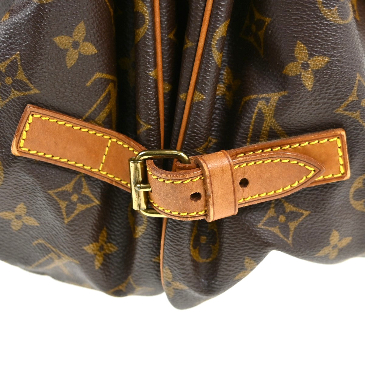 Louis Vuitton Saumur Monogram Canvas, Brown, Canvas, Shoulder Bag