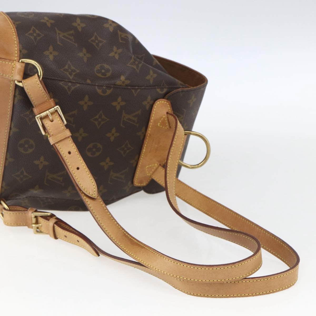 Louis Vuitton Vintage Montsouris Monogram Canvas, Brown, Canvas, Backpack
