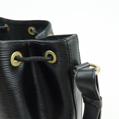 Louis Vuitton Noe Epi Leather, Black, Leather, Shoulder Bag