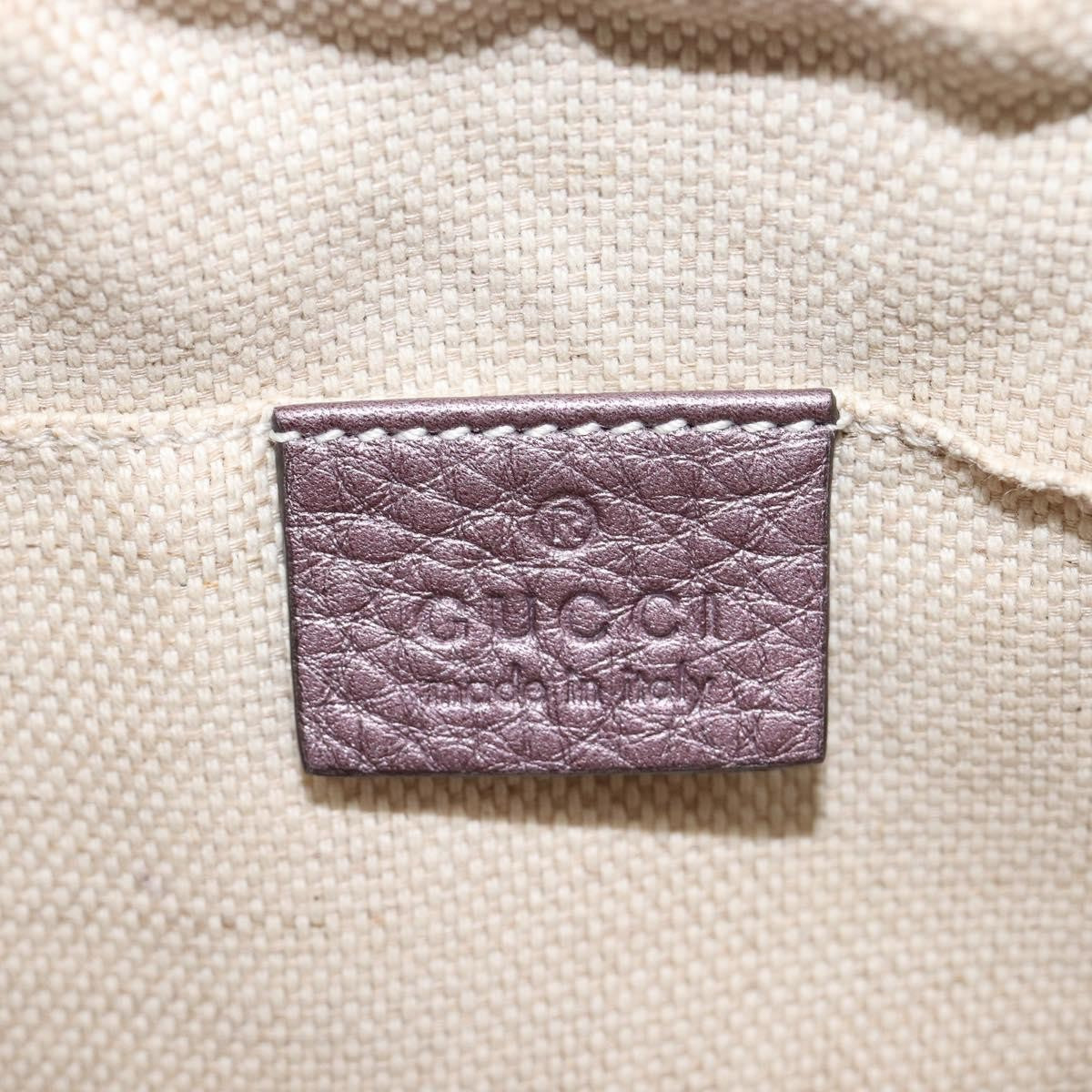 Gucci Soho Disco Leather, Pink, Leather, Crossbody Bag