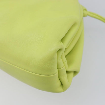 Bottega Veneta The Pouch Coin Purse Leather, Green, Leather, Clutch
