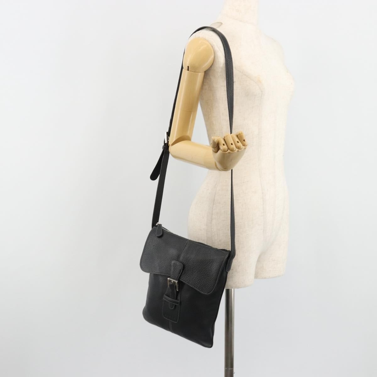 Loewe Vintage Leather, Black, Leather, Shoulder Bag