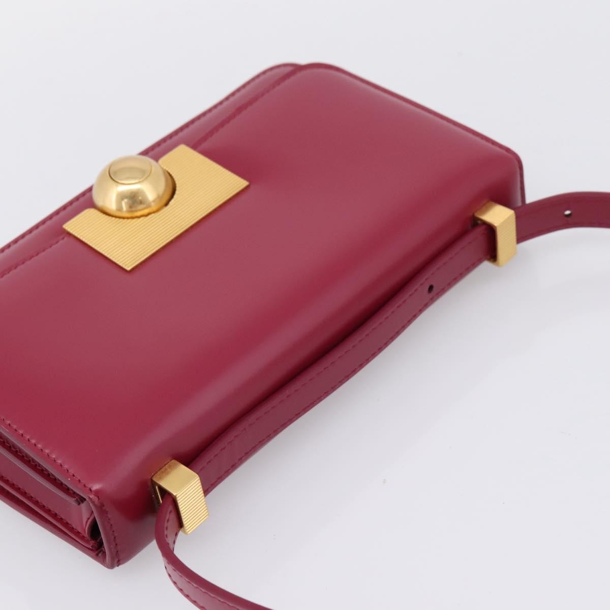 Bottega Veneta BV Classic Smooth Calfskin, Burgundy, Leather, Shoulder Bag