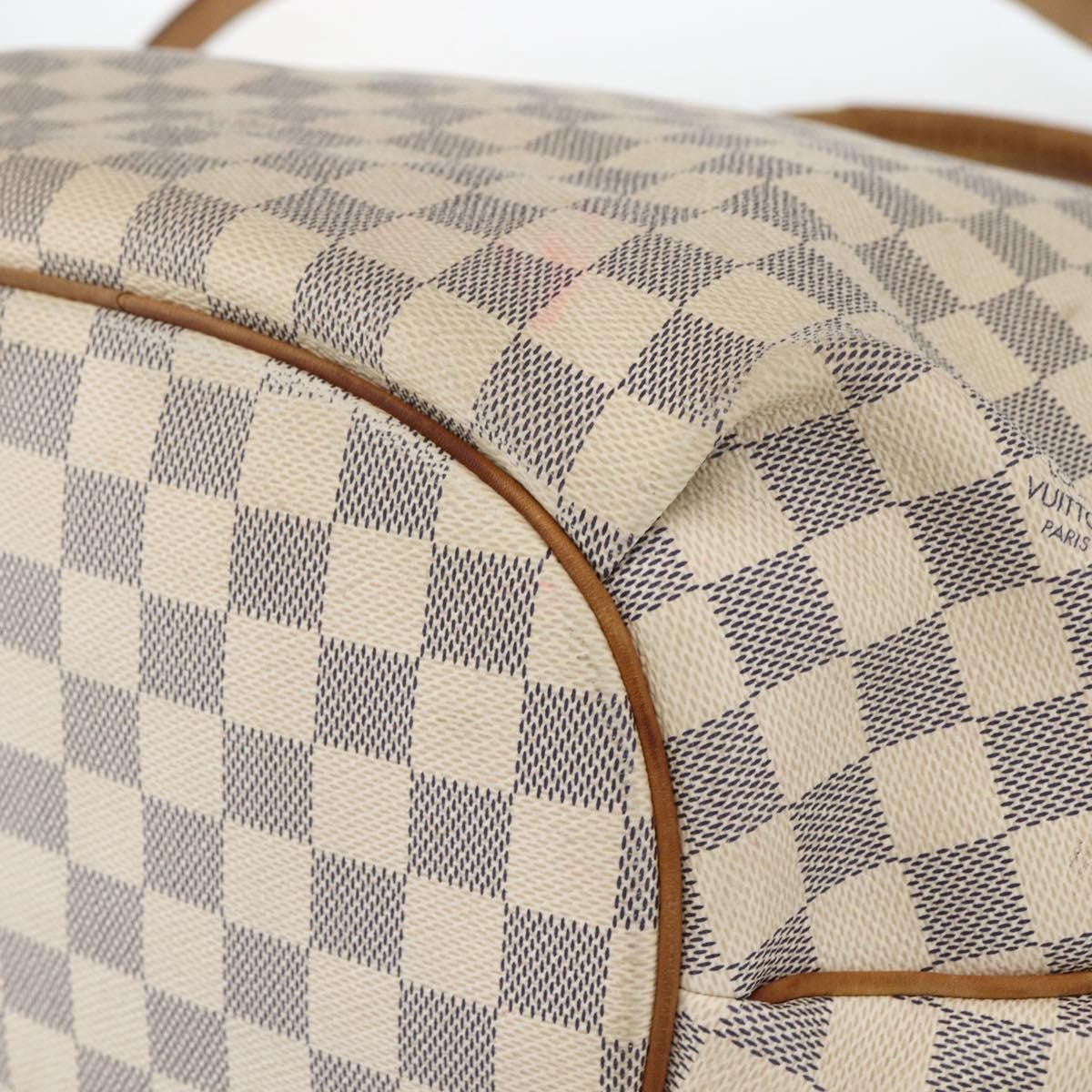 Louis Vuitton Riviera Damier, Beige, Canvas, Handbag