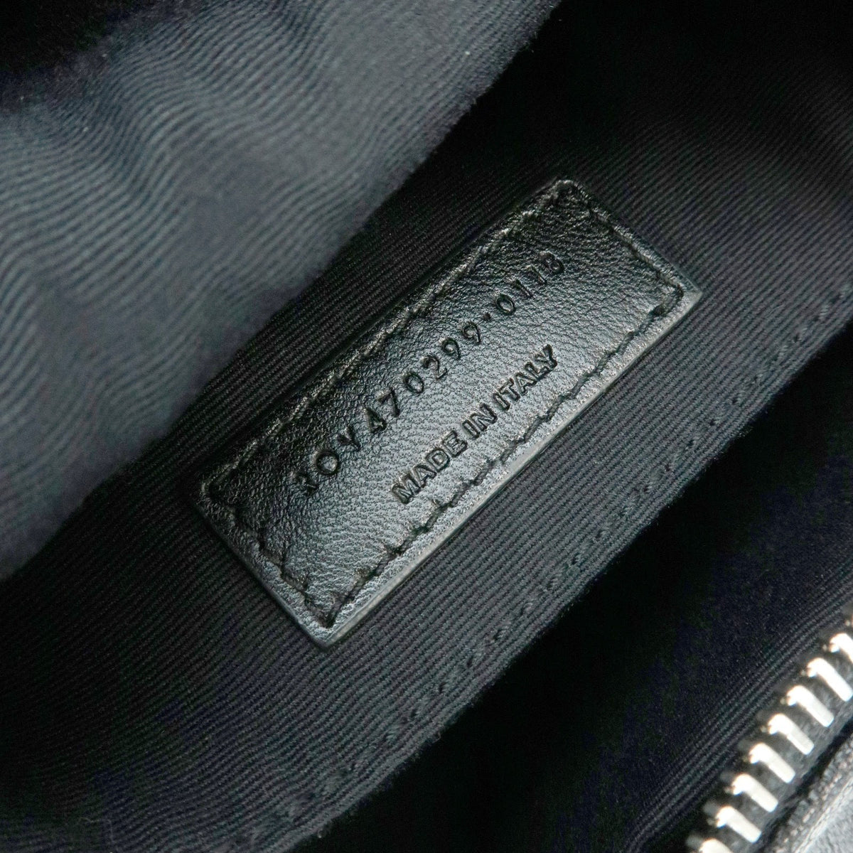 Saint Laurent Lou Camera Leather, Black, Leather, Handbag