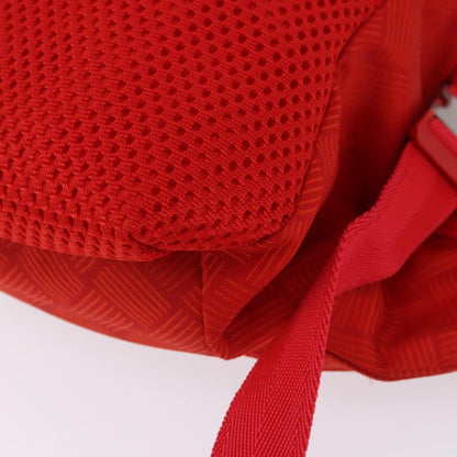 Bottega Veneta Paper Touch Printed Nylon, Red, Nylon, Backpack