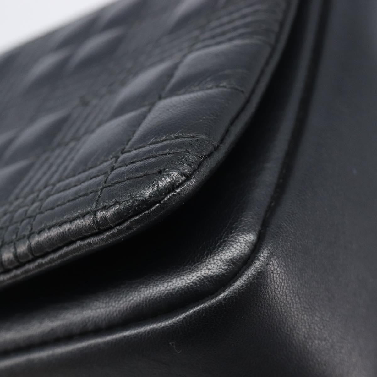 Burberry Lola Wallet on Chain Quilted Leather, Black, Leather, Crossbody Bag