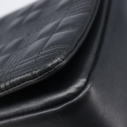 Burberry Lola Wallet on Chain Quilted Leather, Black, Leather, Crossbody Bag