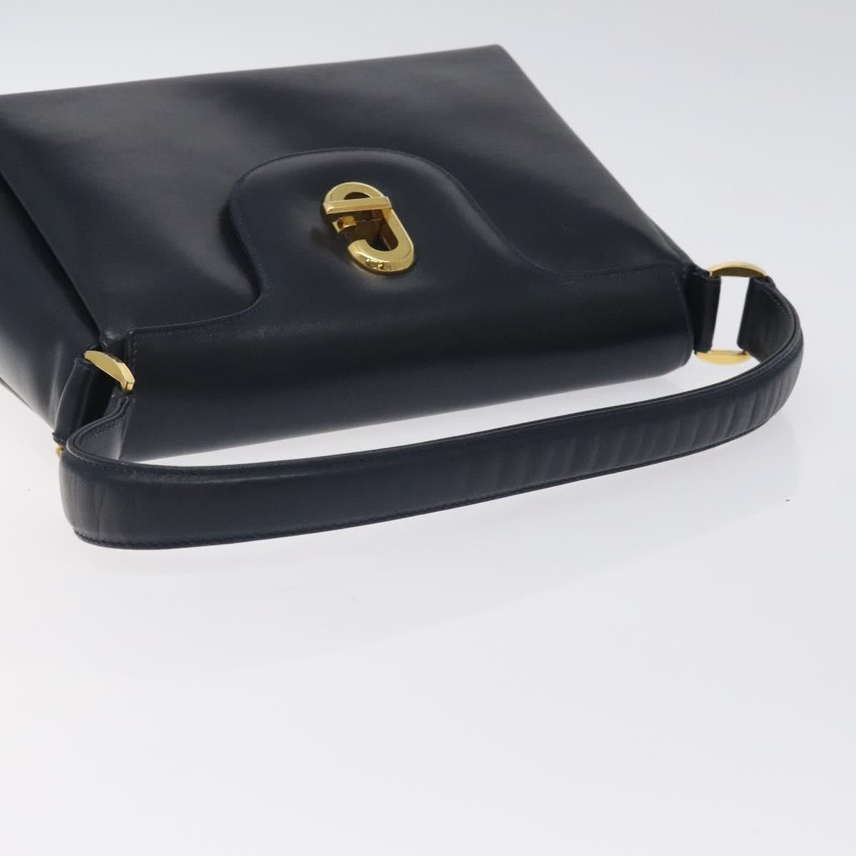 Gucci Vintage Leather, Navy, Leather, Handbag