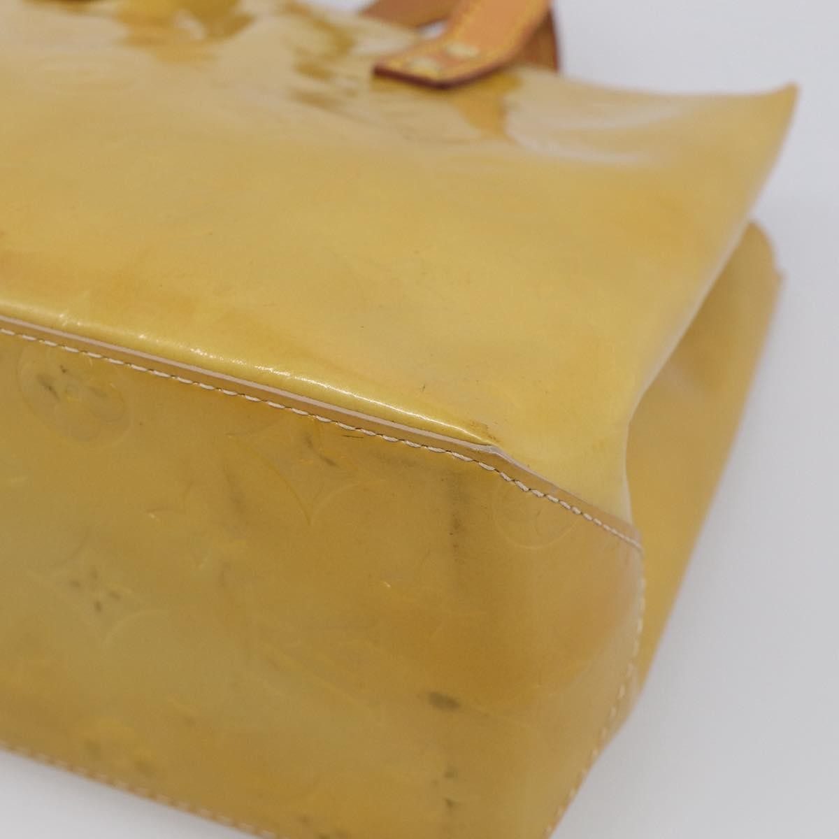 Louis Vuitton Reade Monogram Vernis, Beige, Patent Leather, Handbag
