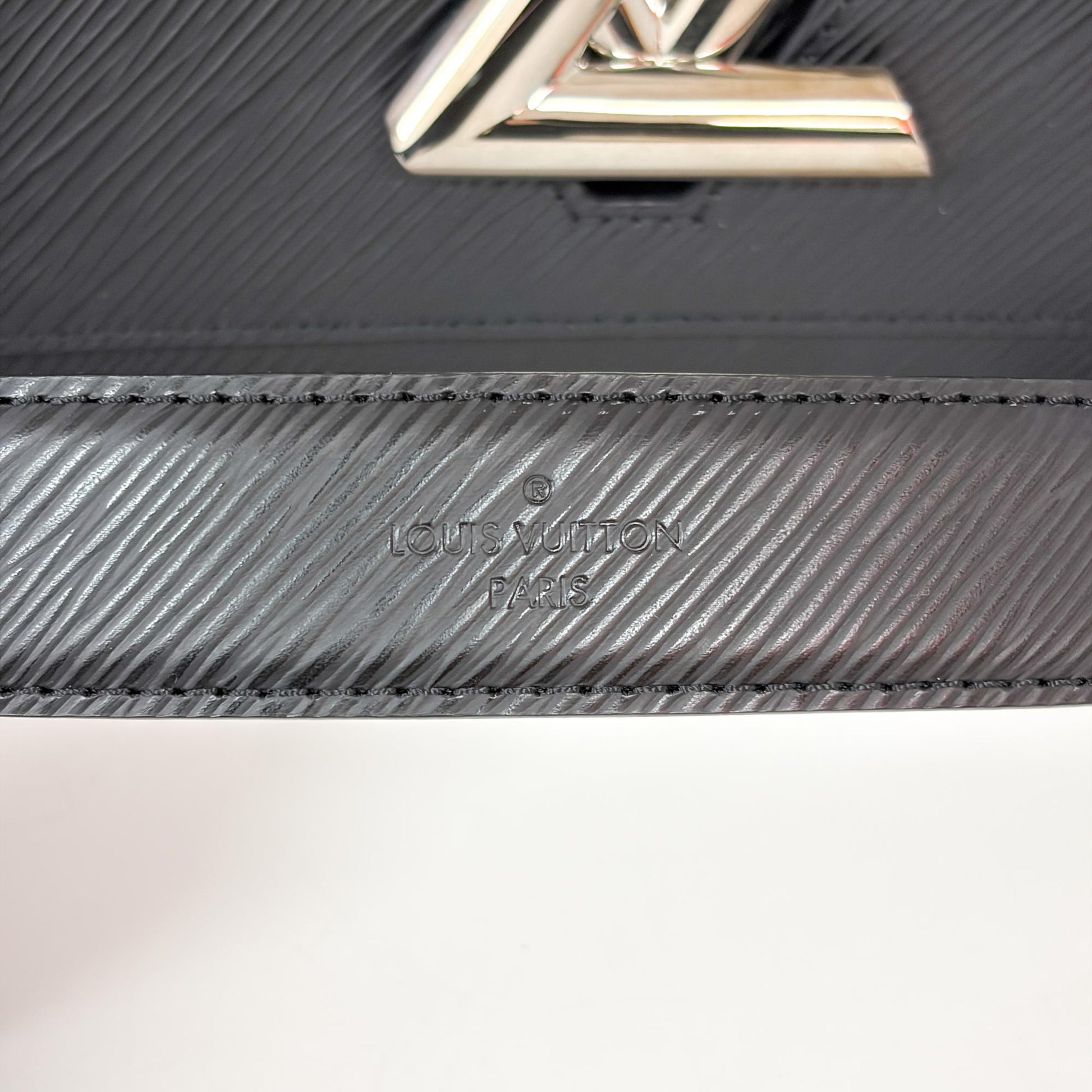 Louis Vuitton Twist Epi Leather, Black, Leather, Handbag