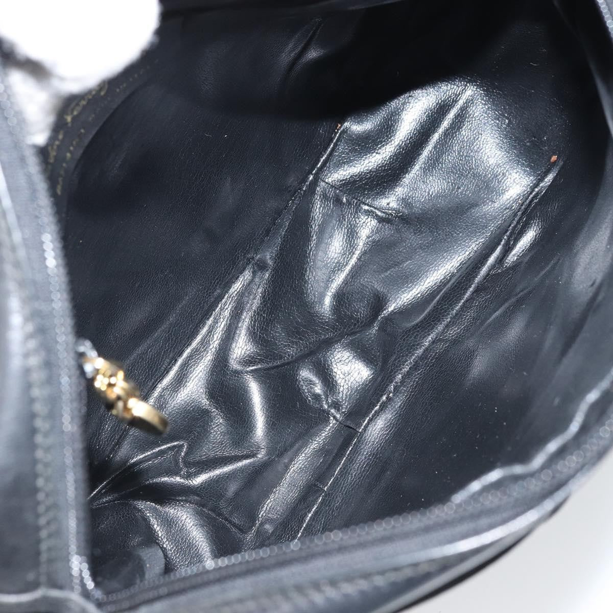 Salvatore Ferragamo Vara Bow camera Leather, Black, Leather, Shoulder Bag