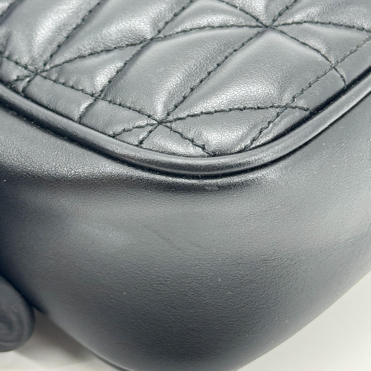 Gucci GG Marmont Wrist Matelasse Leather, Black, Leather, Clutch