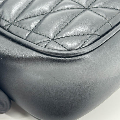 Gucci GG Marmont Wrist Matelasse Leather, Black, Leather, Clutch