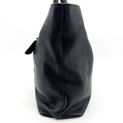 Prada Vitello Daino Leather, Black, Leather, Shoulder Bag