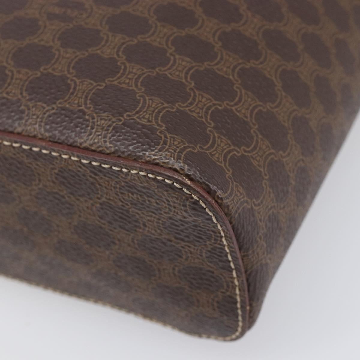 Celine Macadam Vanity Canvas, Brown, Canvas, Clutch