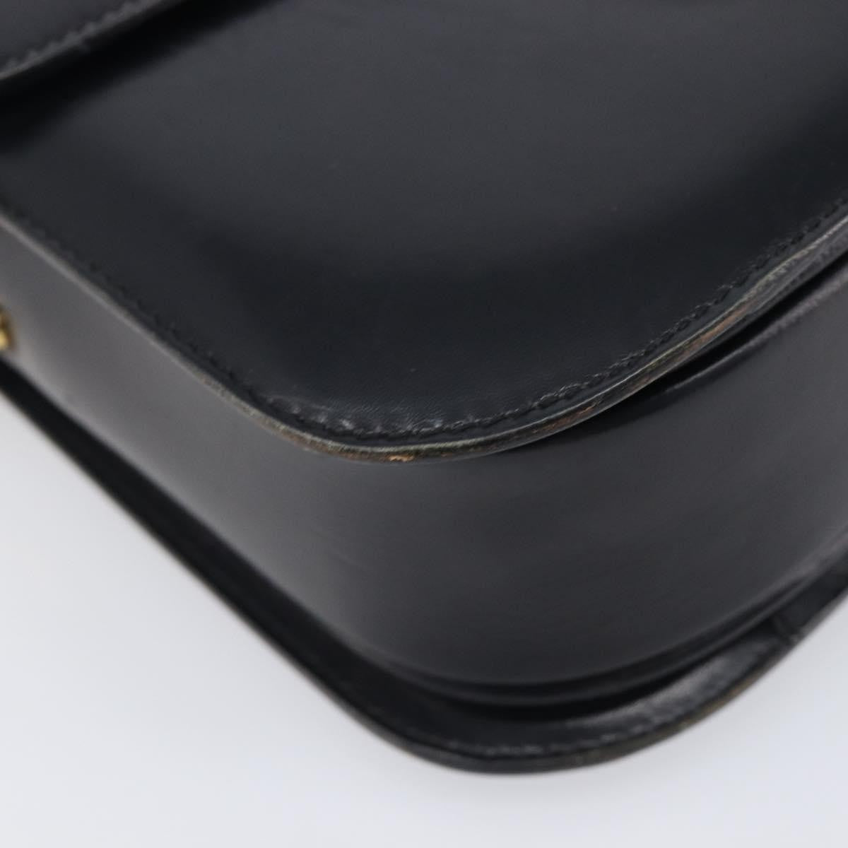 Celine Horse Carriage Leather, Black, Leather, Shoulder Bag