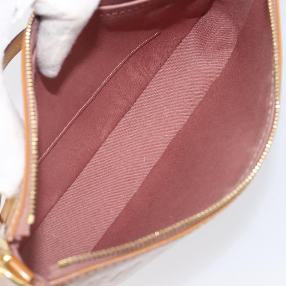 Louis Vuitton Pochette Accessoires NM Monogram Vernis, Brown, Patent Leather, Clutch