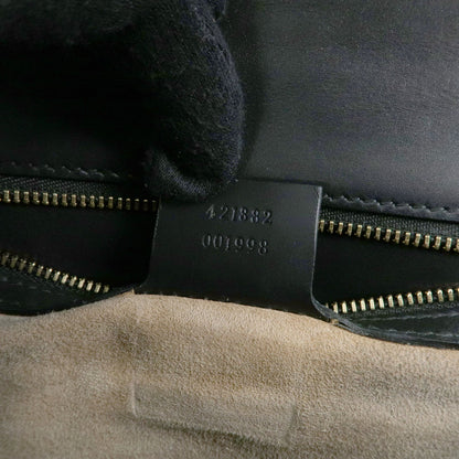 Gucci Sylvie Leather, Black, Leather, Shoulder Bag