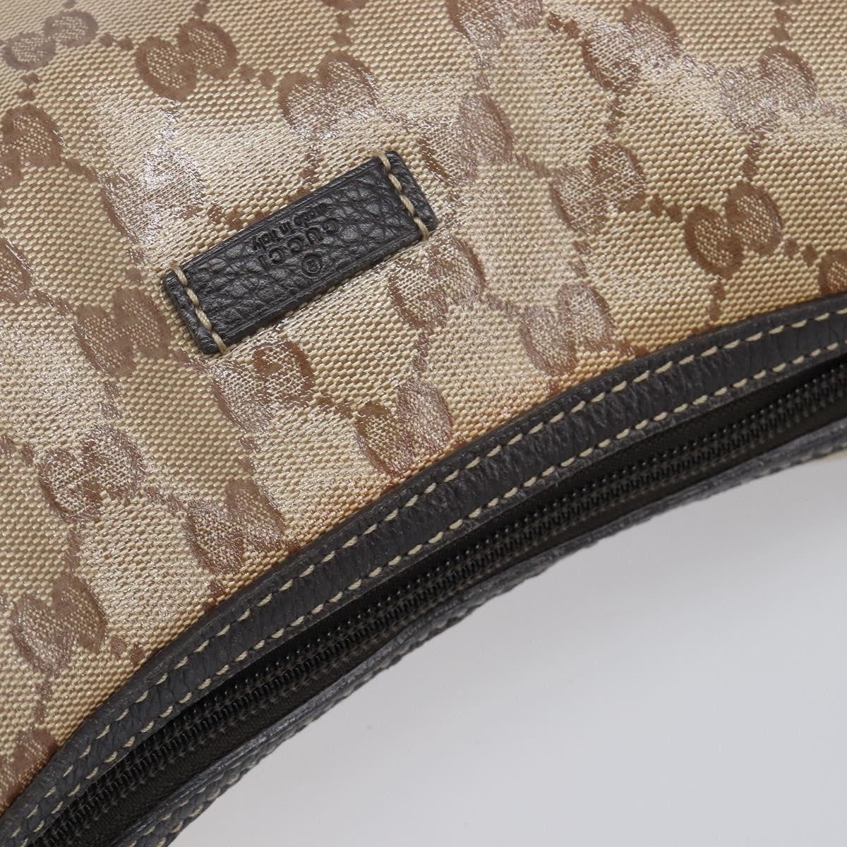 Gucci Nice Hobo Patent Canvas, Beige, Canvas, Shoulder Bag