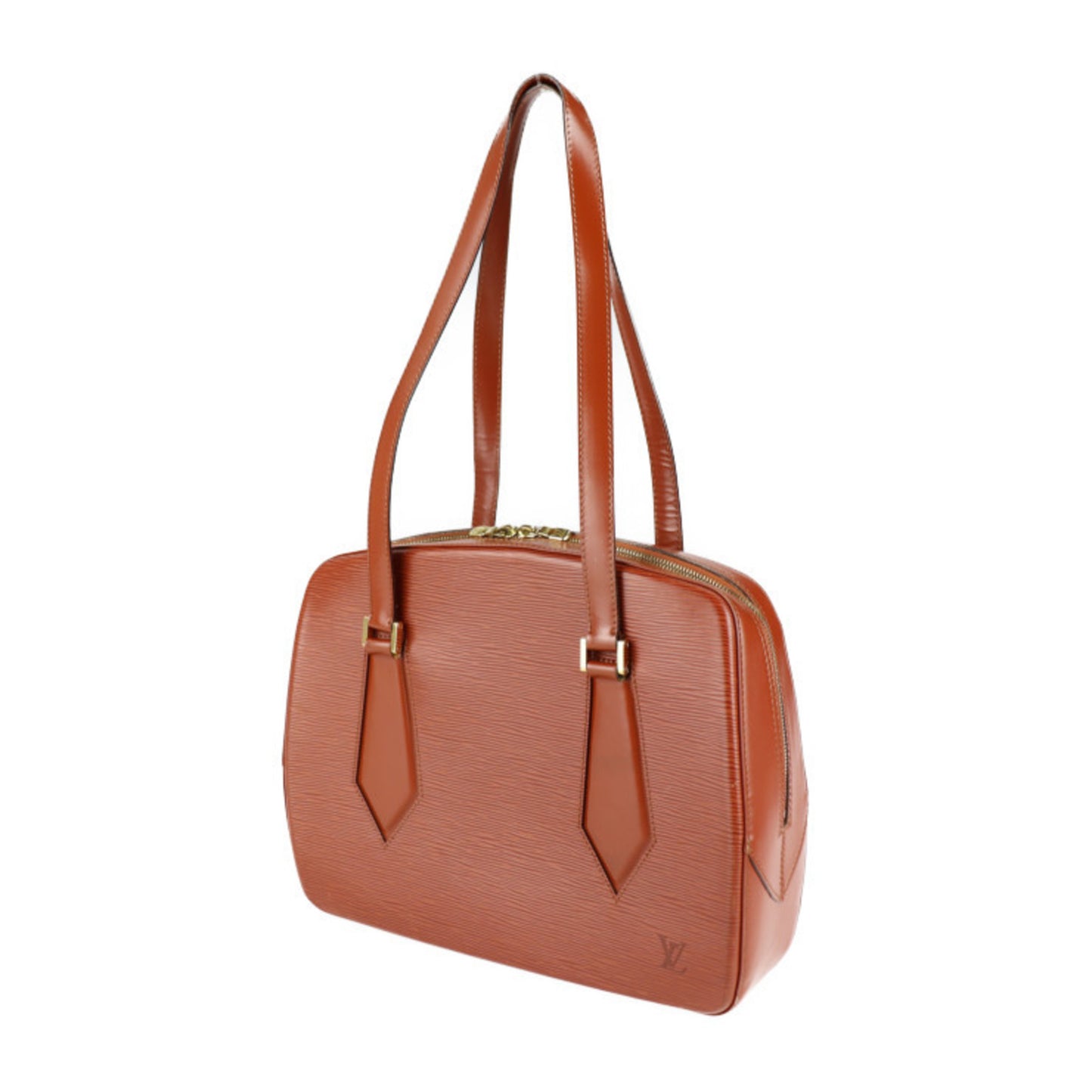 Louis Vuitton Voltaire, Brown, Leather, handbag