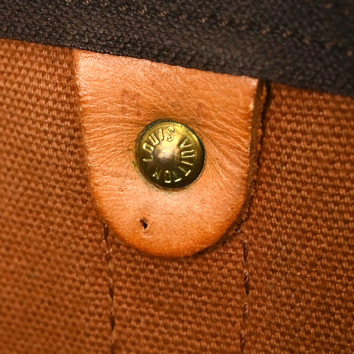 Louis Vuitton Keepall Canvas, Brown, Canvas, Travel Bag