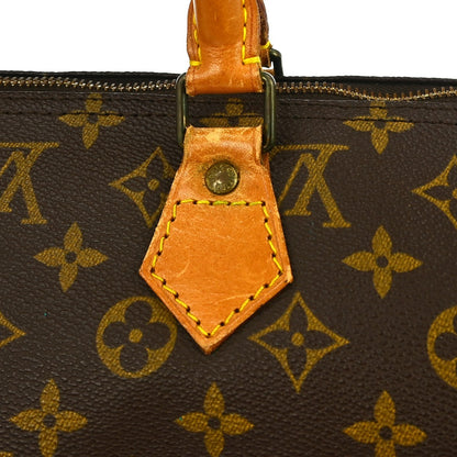 Louis Vuitton Speedy Monogram Canvas, Brown, Canvas, Handbag